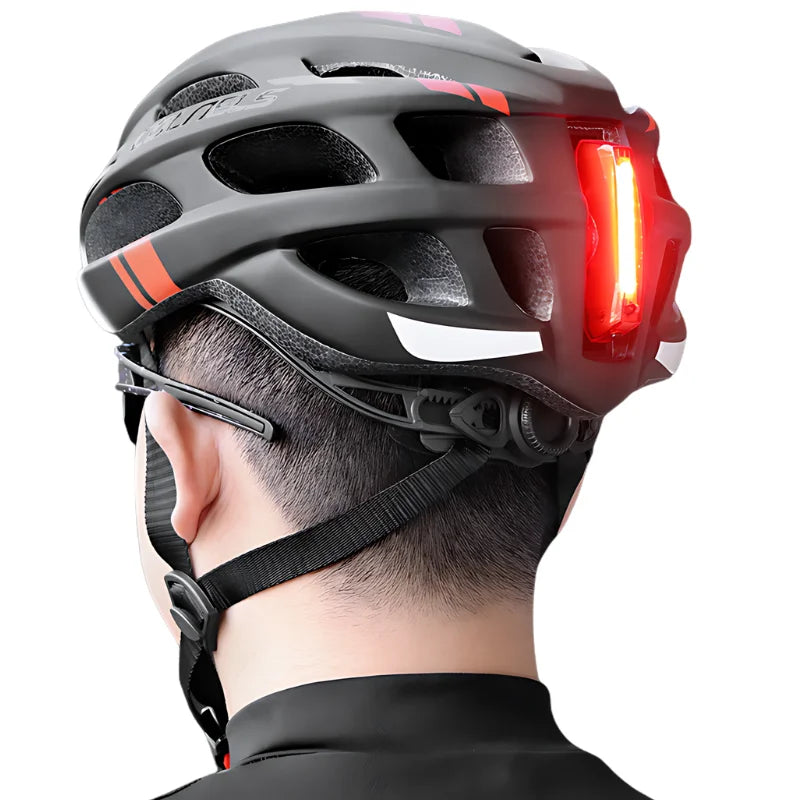 2 in 1 Helmet with taillight warning