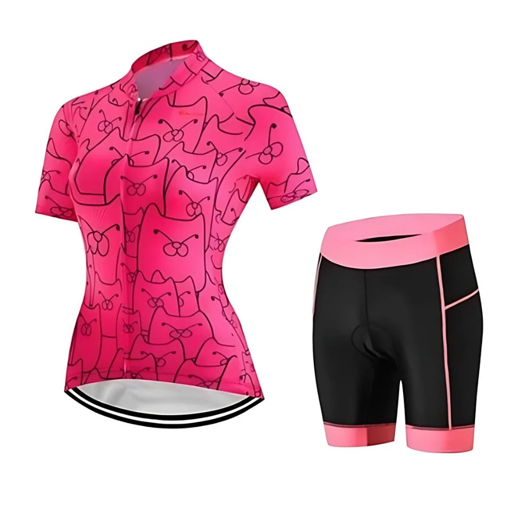 Cycling Kit - CatPink