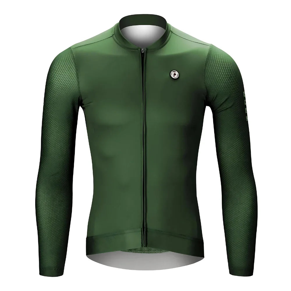 Pro Aero  Cycling Jersey Mans Blue and Green