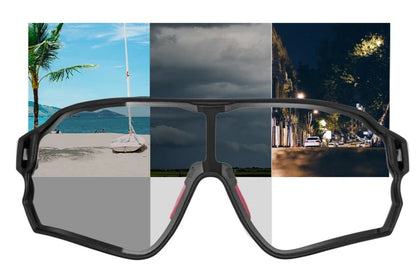 Glasses Photochromic Road Bike UV400 Protection